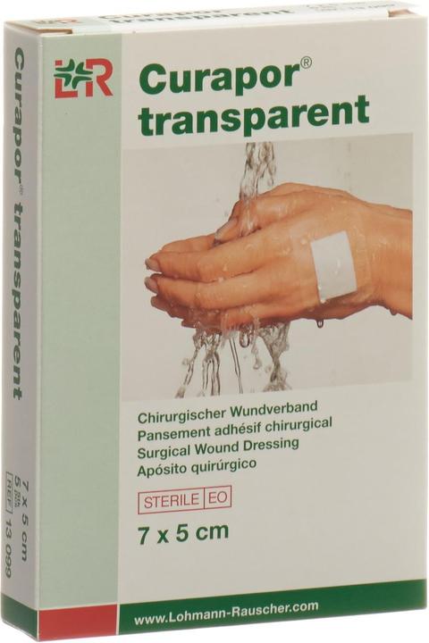 Curapor Wundverband 7x5cm transparent (5 x)