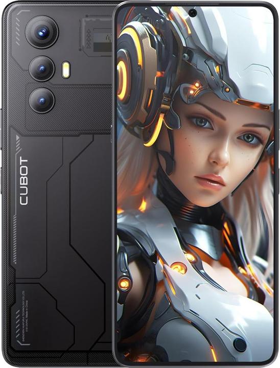 Actual product image Cubot Max 5 (5G) 256/12 Black EU (256 GB, Black, 6.90", Dual SIM, 100 Mpx, 4G)