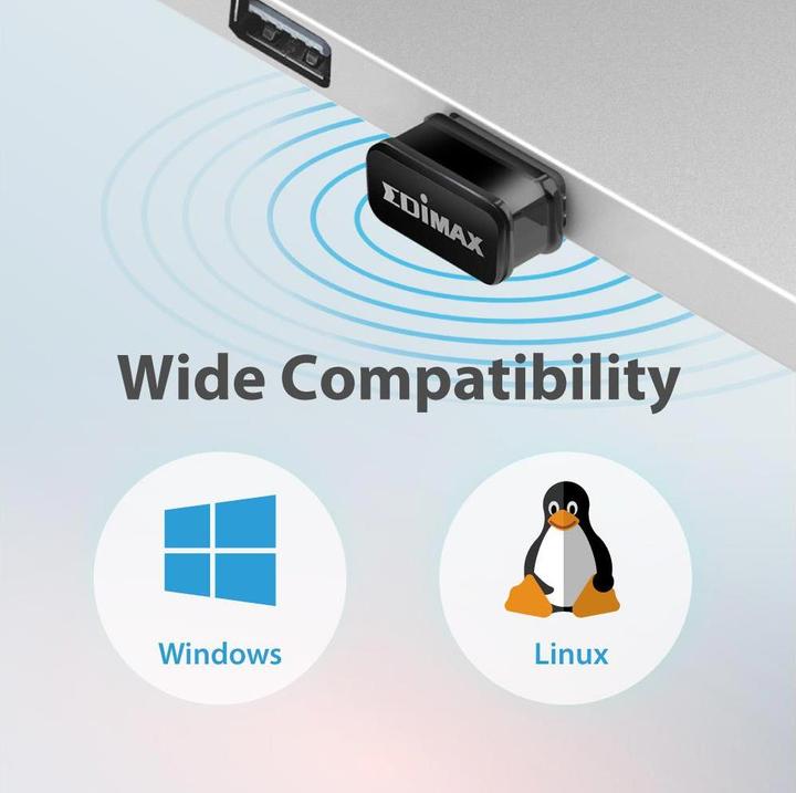 Produktbild edimax WL-USB EW-7811ULC Wi-Fi 5 Nano USB Adapter (USB)