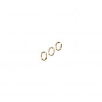 Immagine prodotto Rayher Ringel, 0, 8mm ø, oro, 25 pezzi (Scatola da regalo, 25 x)
