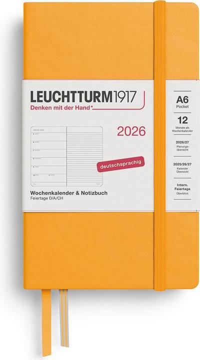 Leuchtturm1917 Leuchtturm 1w/S Pocket Hc Ris.Sun (A6, Deutsch)