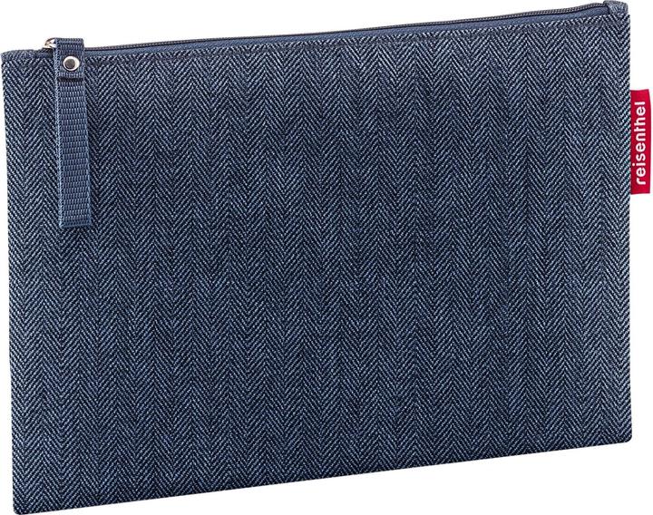Herringbone Dark Blue