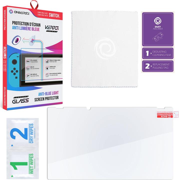 Immagine prodotto Oniverse ONISPAB-SWI Spielkonsolenteil/-zubehör Displayschutz (Switch)