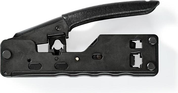Actual product image Nedis Crimp pliers CAT5 / CAT5e / CAT6 / CAT6a / CAT7 / RJ12 / RJ45 Cutting/Plier/Stripping ABS/Stee