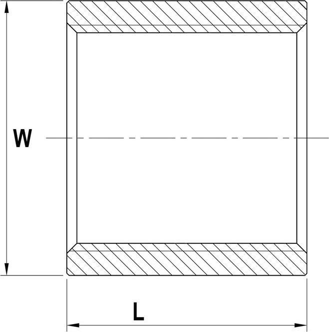 Immagine prodotto Manicotto EN 10241 NPS 1/2 ″ DN 15 mm (10 pz.)
