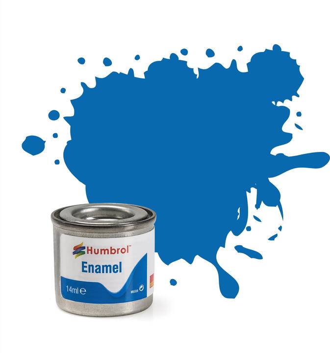 Actual product image Humbrol No 52 Baltic Blue Metallic