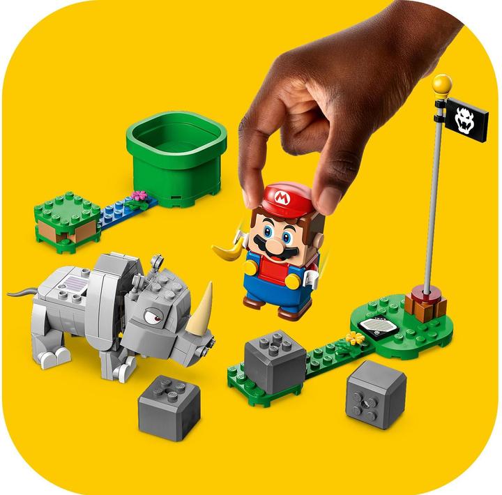 Actual product image LEGO Rambi the Rhino - Extension Set (71420, LEGO Super Mario)