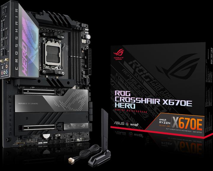 Image du produit ASUS ROG Crosshair X670E Hero (AM5, AMD X670E, ATX)