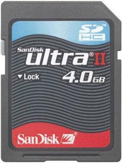 SanDisk Ultra II SDHC Card (4 GB, SDHC)