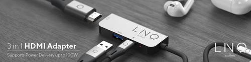 Produktbild LINQ Connects 3in1 USB-C Multiport Hub (USB-C, 1 Ports)