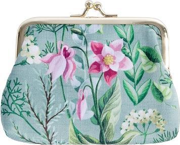 Artebene Portemonnaie hellblaue Blüten
