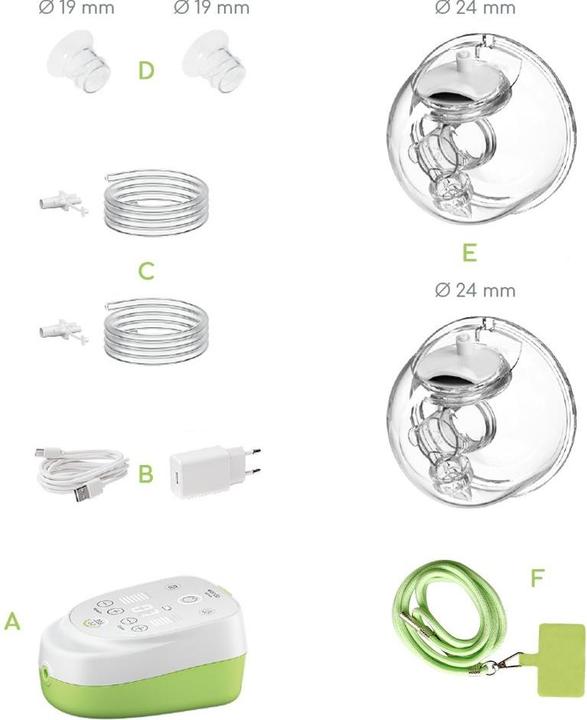 Actual product image Ardo Alyssa Hands-Free, portable & hands-free pump