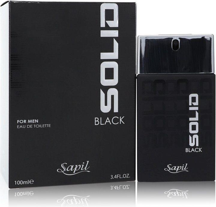Immagine prodotto Sapil Solid Black by Eau de Toilette Spray 100 ml (Eau de toilette, 100 ml)