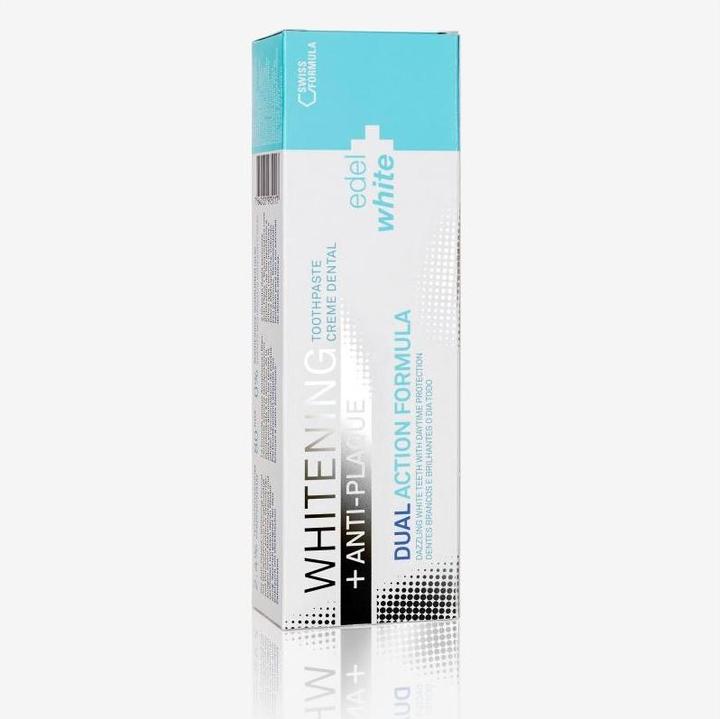 Produktbild Edel + White Anti-Plaque und Whitening Zahnpasta (75 ml)