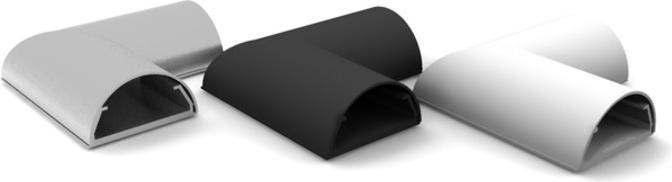 Immagine prodotto Multibrackets Angolo per cavi in alluminio Canaline per cavi (Foro cavo, 1 cm)