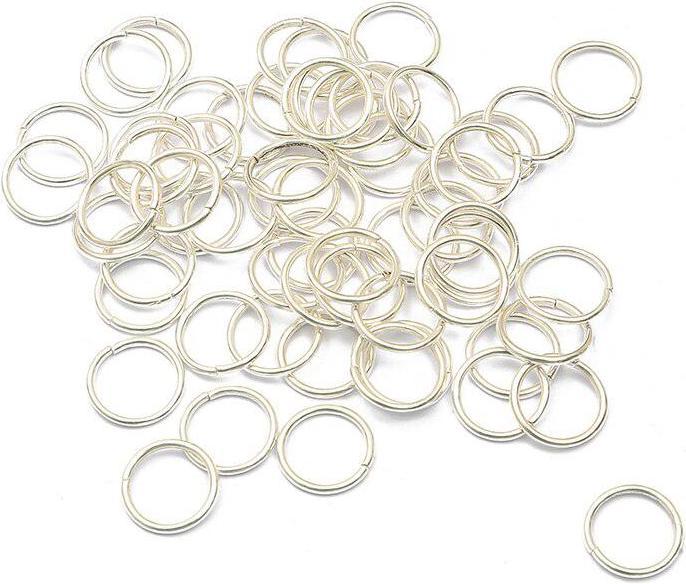 Immagine prodotto JTI Anelli per capelli 50 pezzi - argento