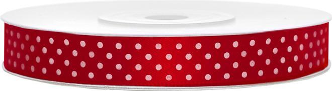 Immagine prodotto Partydeco Nastro di raso, rosso, 12mm/25m (1 pz. / 25 lm) (Nastro da regalo, 1 x)