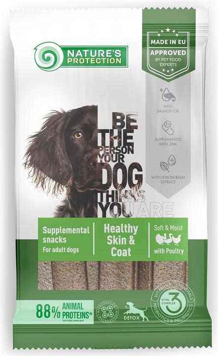 Produktbild Nature Die Nahrungsergänzungsmittel „Healthy Skin & Coat“, 150g (Adult, 30 Stk., 150 g)