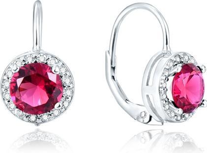 Beneto Silver Glittering Earrings AGUC1158 (L)