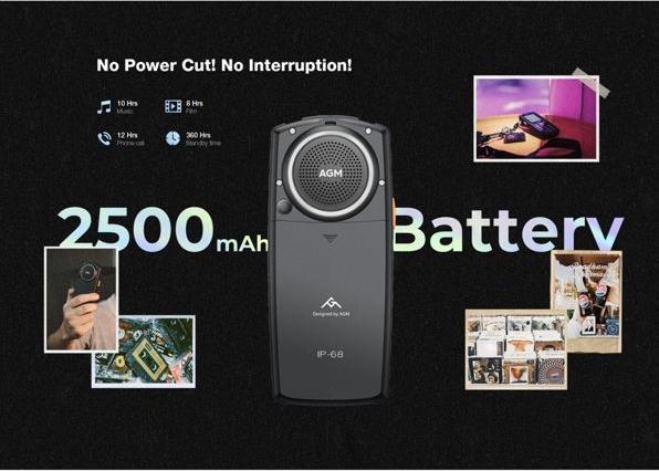 Actual product image Bea-Fon AGM MOBILE M6 Bartype (4G) Rugged (2.40", 0.30 Mpx, 4G)