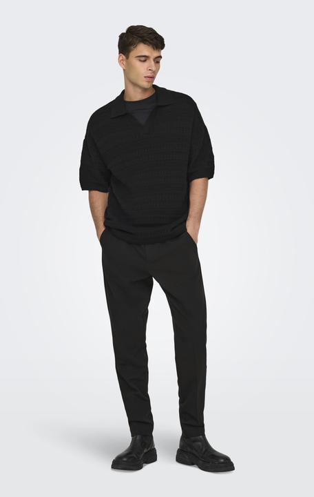 Actual product image Only & Sons Onsgrayson Ds 5 Chochet Polo Knit (L)