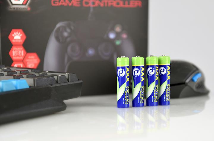 Actual product image Energenie Rechargeable AAA instant batteries (ready-to-use), 850mAh, 4pcs blister pack (4 pcs., AAA, 850 mAh)