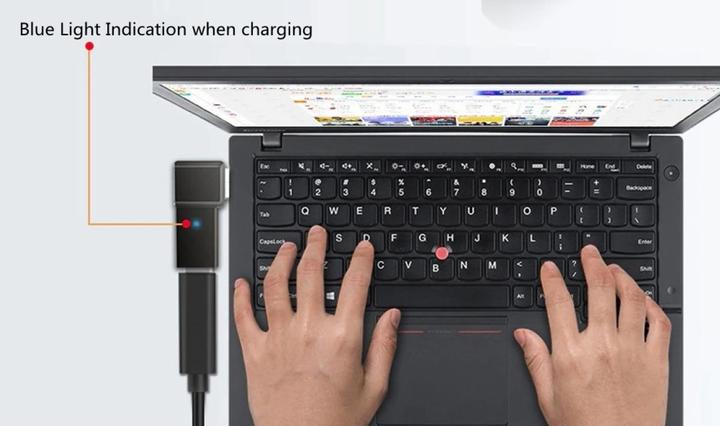 Image du produit PowerGuard Adaptateur de chargeur USB-C vers Lenovo Square Notebook Charger (10.5 x 4.2mm) (100 W)