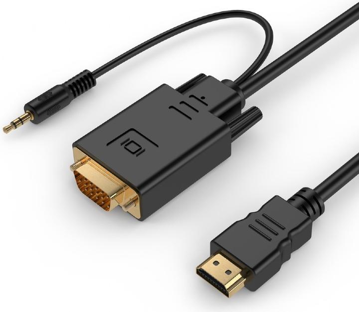 Produktbild Gembird HDMI (Typ A) — VGA (1.80 m, VGA, HDMI)