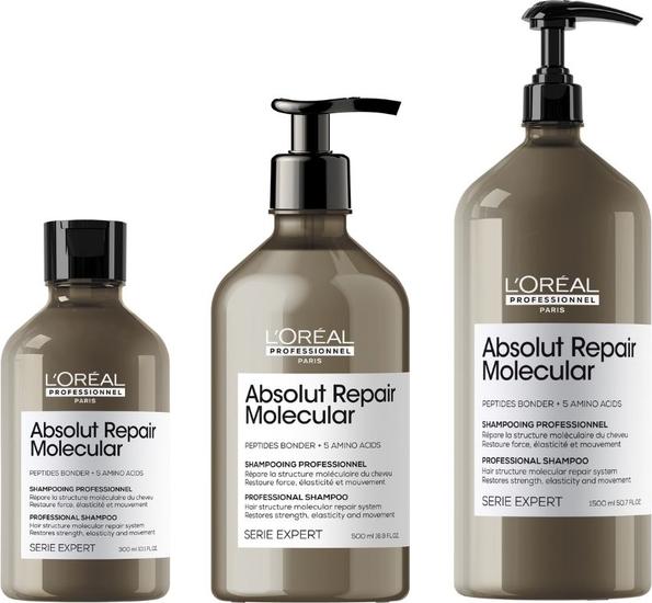 Image du produit L'Oréal Professionnel Absolut Repair Moléculaire (500 ml, Shampoing liquide)
