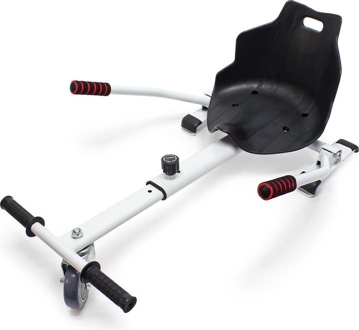 Actual product image Wiltec Self Balancing Board Seat in White, Adjustable Seating for Electric Balance Scooter