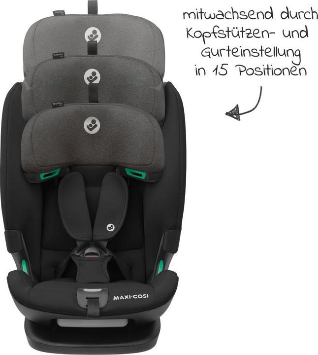 Produktbild Maxi-Cosi Titan Plus i-Size Authentic Black (Kindersitz, ECE R129/i-Size Norm)