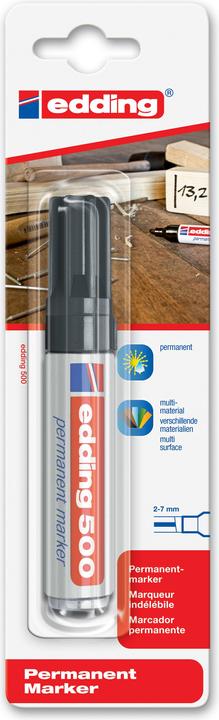 Actual product image Edding 500 (Black, 7 mm, 1 x)