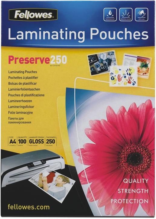 Actual product image Fellowes Preserve 250 (A4, 100 Piece, 250 µm)