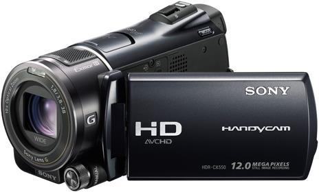 Actual product image Sony HDR-CX550, FullHD Dual Flash Camcorder, 64GB