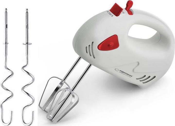 Immagine prodotto Esperanza EKM007R Miscelatore a mano rosso bianco 150 W (150 W)