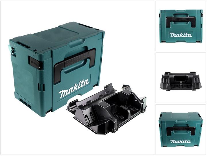 Produktbild Makita MAKPAC 3 Koffer ( 821551-8 ) mit Einlage für BL18xx B Akkus + Ladegerät DC18RD ( 8392053 )