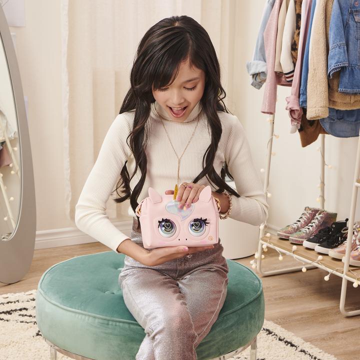 Image du produit Spin Master Purse Pets Glamicorn Licorne Sac - avec fonctions interactives (23.34 cm)