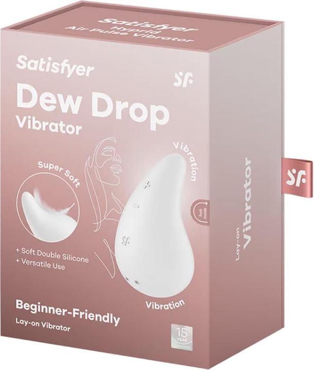 Produktbild Satisfyer Dew Drop Vibrator Auflegen Weiss