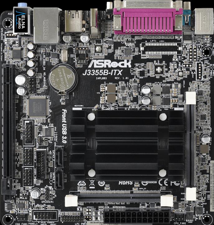 AsRock J3355B-ITX (Onboard, Mini-ITX)