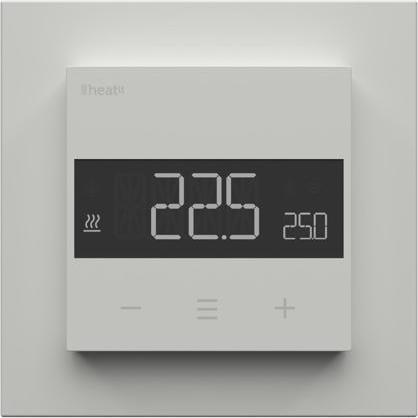 Actual product image Heatit HEAE5430566 - Z-TRM6 Thermostat Z-Wave 800 series (White RAL 9003)