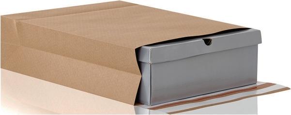 Produktbild Bong Versandtasche Papier 250x350x50+100mm - (250 Stk. x 250 )