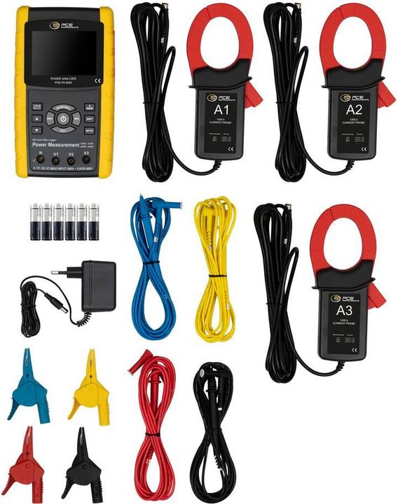 Actual product image PCE Instruments PCE-PA 8000 Mains analyser (Analyzer)