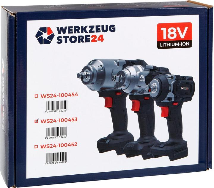Produktbild Werkzeugstore24 Akku-Drehschlagschrauber WDS 18V 1/2" 950 NM Solo
