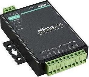 Immagine prodotto Moxa NPORT 5232 - Server di dispositivi RS-422485 a 2 porte, temperatura operativa da 0 a 55C