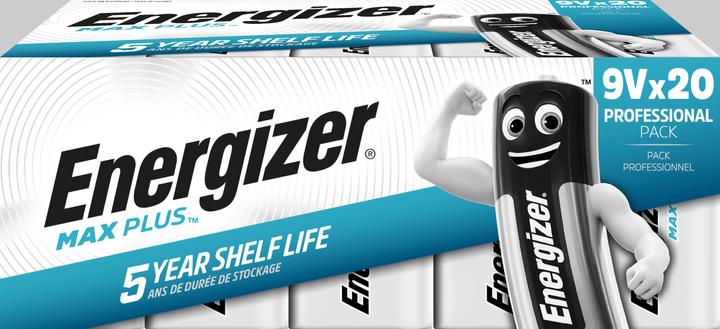 Produktbild Energizer Max Plus (20 Stk., 9V Block)