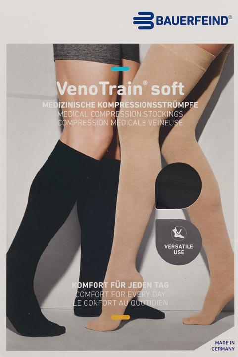 Produktbild Veno Train SOFT A-D KKL2 XL normal/long offene Fussspitze schwarz (XL)
