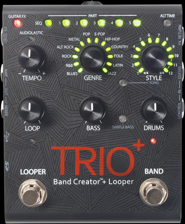 Image du produit Digitech Pédale d'effets, Trio+, Band Creator avec Looper