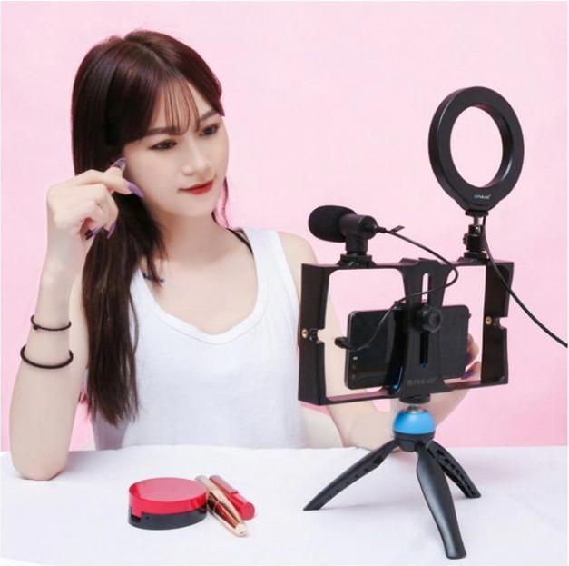 Actual product image Puluz 4 in 1 Vlogging Selfie (Ring light)