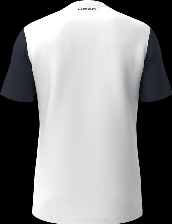 Actual product image Head Club 25 Tech T-Shirt Herren Navy/Weiss (L)