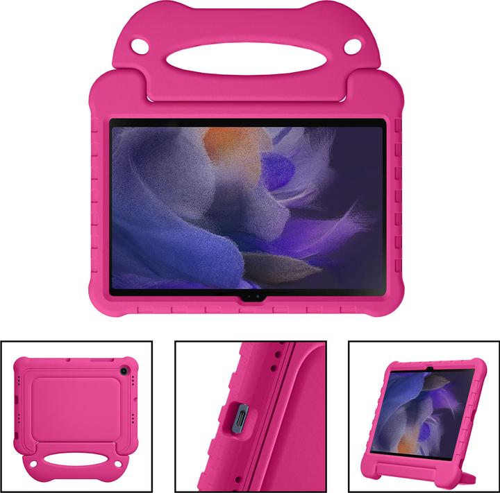 Produktbild Cazy Schutzhülle Kompatibel mit Samsung Galaxy Tab A8 Kinderhulle Back Cover Ultra für Kinder mit Griff - (Galaxy Tab A8)